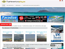 Tablet Screenshot of fuerteventuraplayas.com